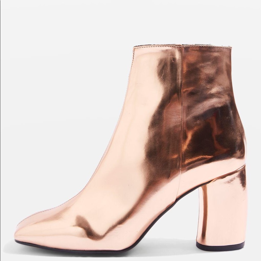 Topshop Hobbs banana heel booties